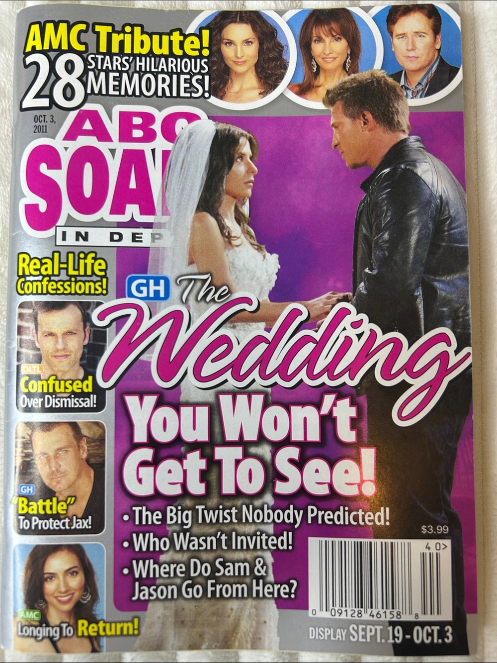 09/19/2011-10/03/2011 Vintage ABC Soaps In Depth: The Wedding Volume 15 Issue 40